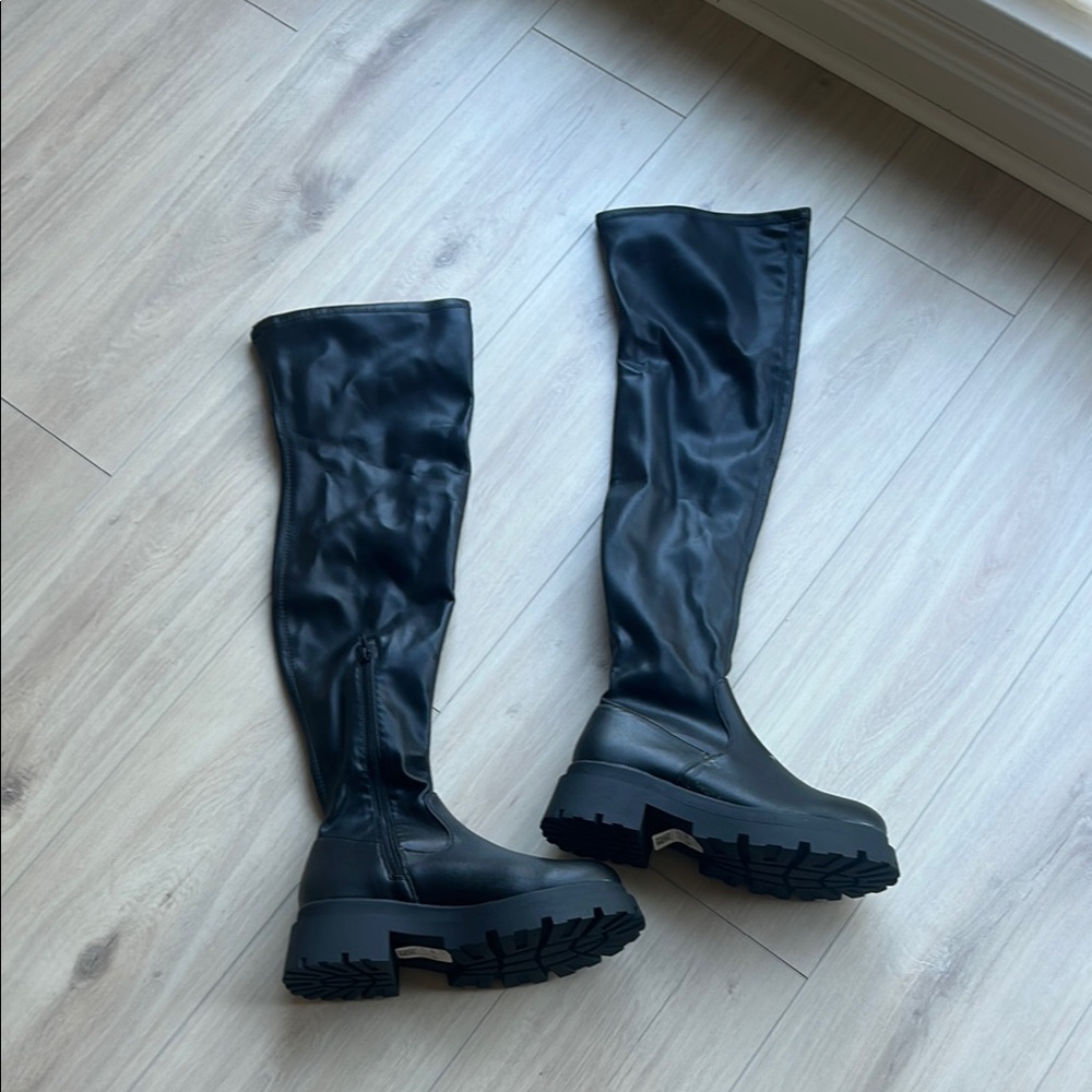 ASOS Black Over-the-Knee Boots